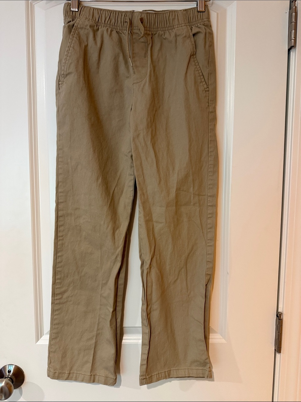 Old Navy Boy’s Drawstring Elastic Waist Khaki Pants - XL 14/16